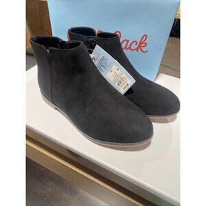 Cat & Jack Kids Girls Opal Side Zipper School Fashion Boots Black Size 3